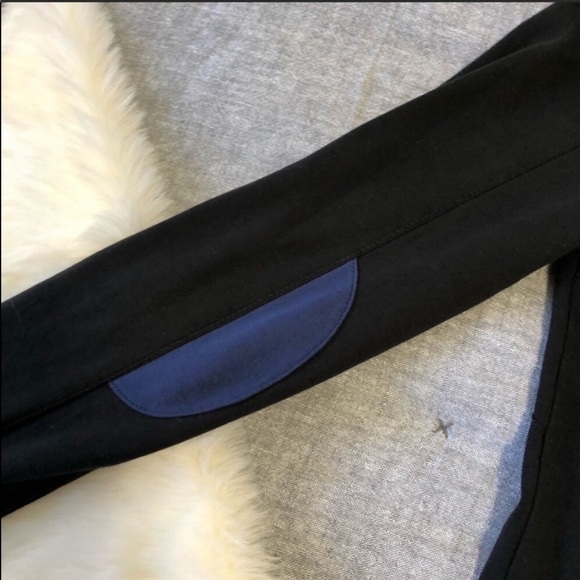 G- star raw women’s ‘96 zip jacket size medium blue & black full zip jersey knit - Picture 4 of 7